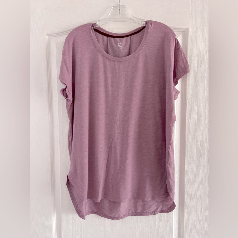 Lavender Champion Wicking Workout Tee